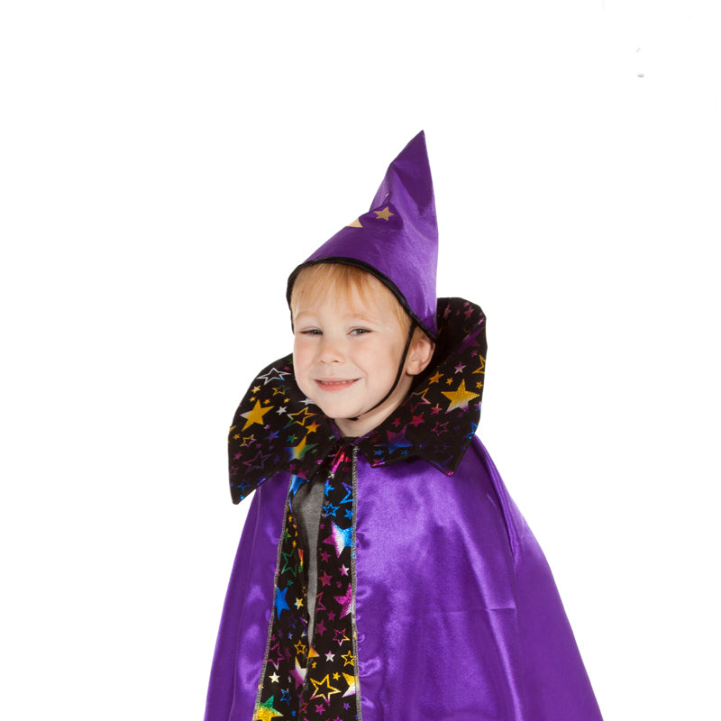 Children's Wizard Cape and Hat , Children's Costume - Pretend to Bee