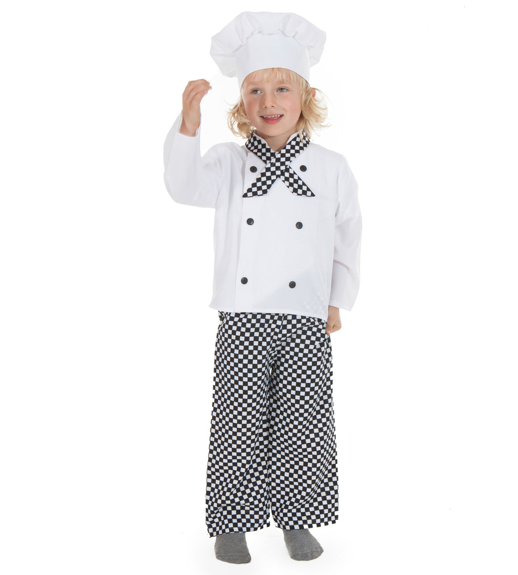 Child's Chef Costume- Kid's Fancy Dress- Time to Dress Up
