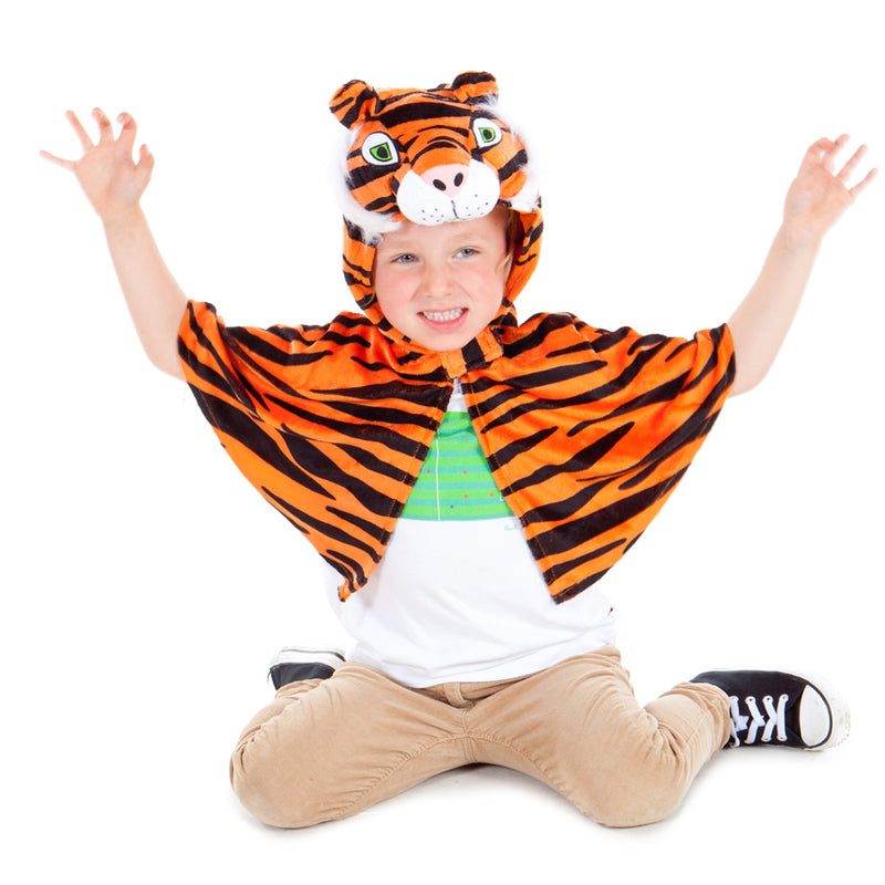 Children's Tiger Fancy Dress Cape, Tiger Costume, Children's Costume-Pretend to Bee