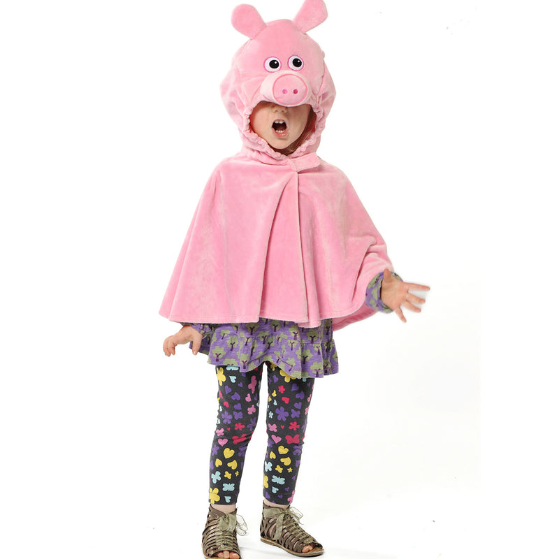 Children's Pig Fancy Dress Cape- Pig Costume -Children's Costumes- Pretend to Bee