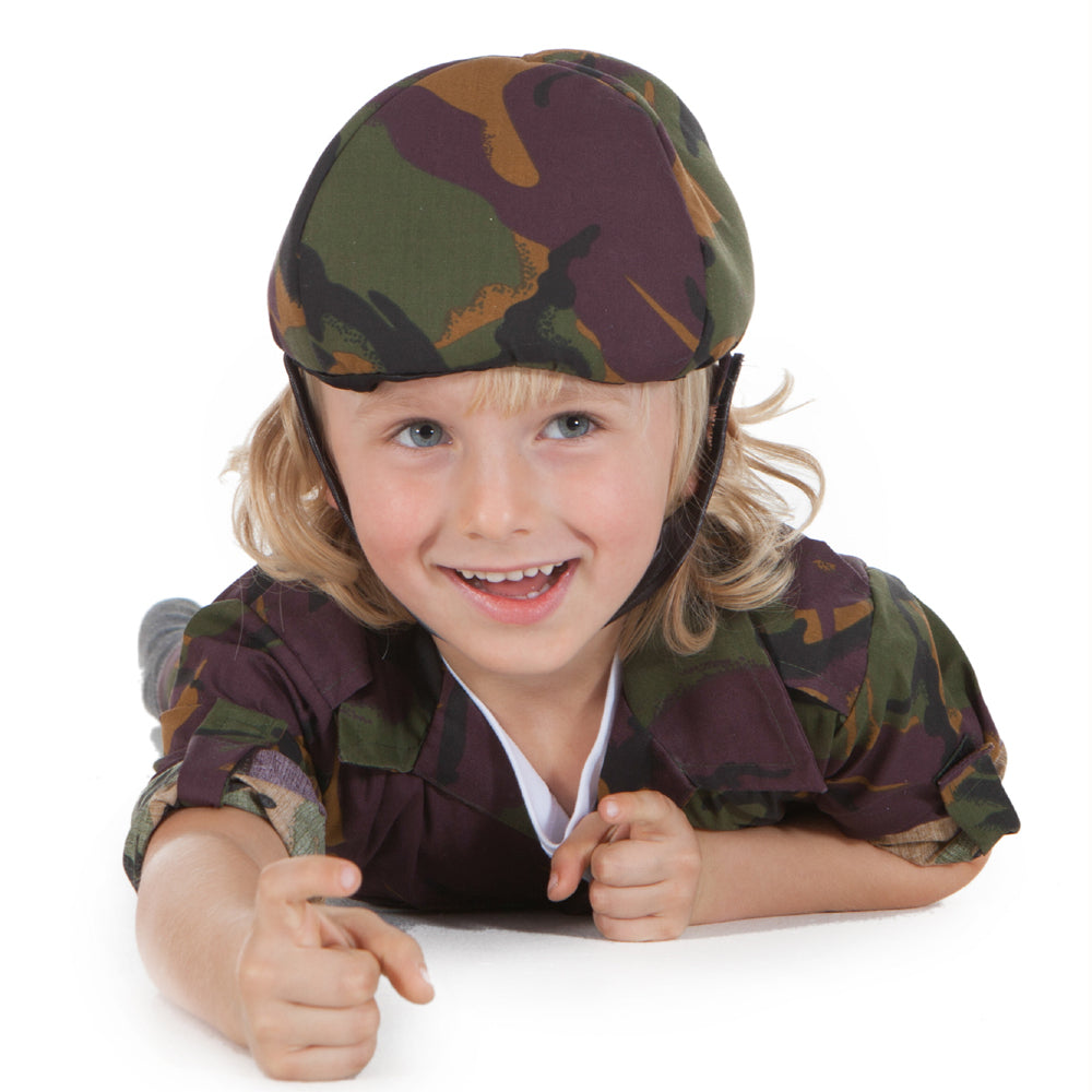 Army Soldier jumpsuit with soft hat 