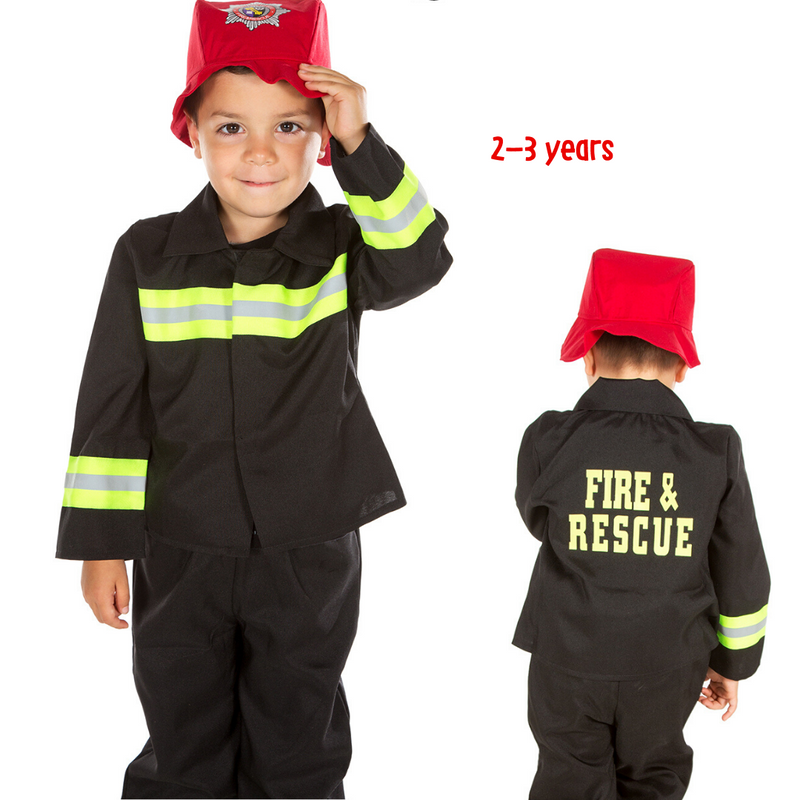 Personalised Children's Fire Fighter/ Fireman Costume