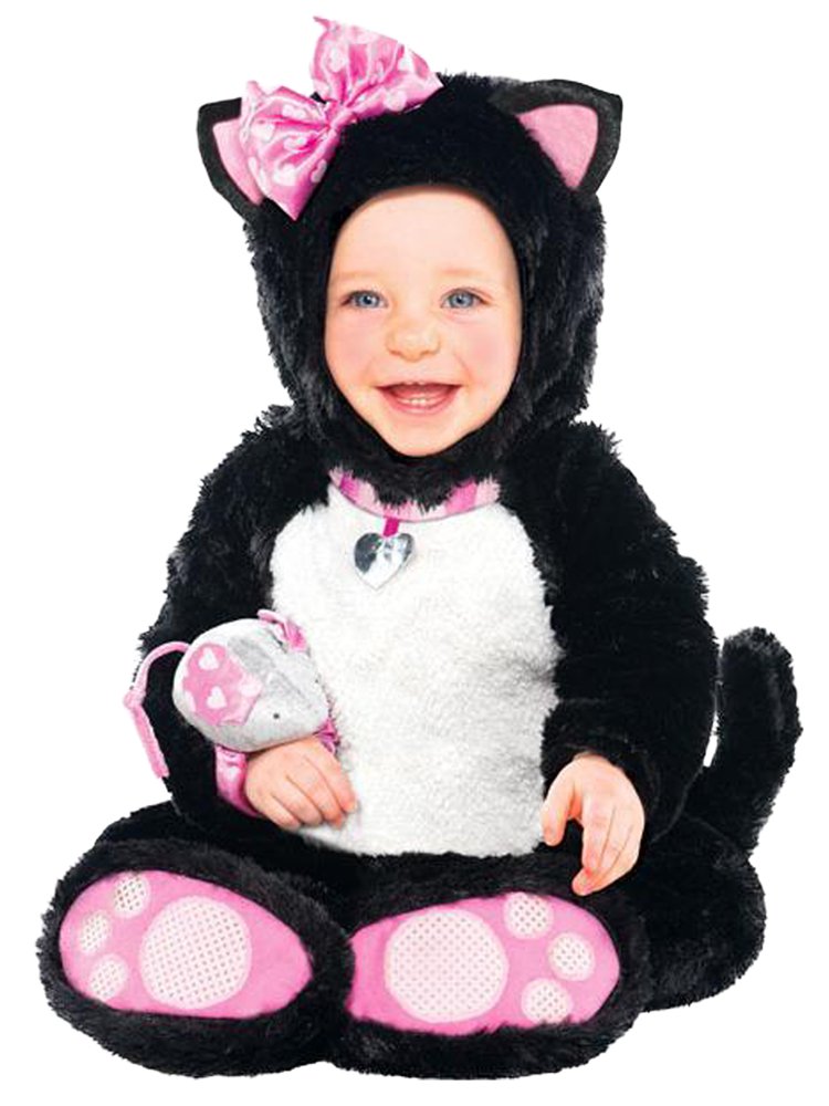 Cute black and pink baby and toddler cat costume - Time To Dress Up