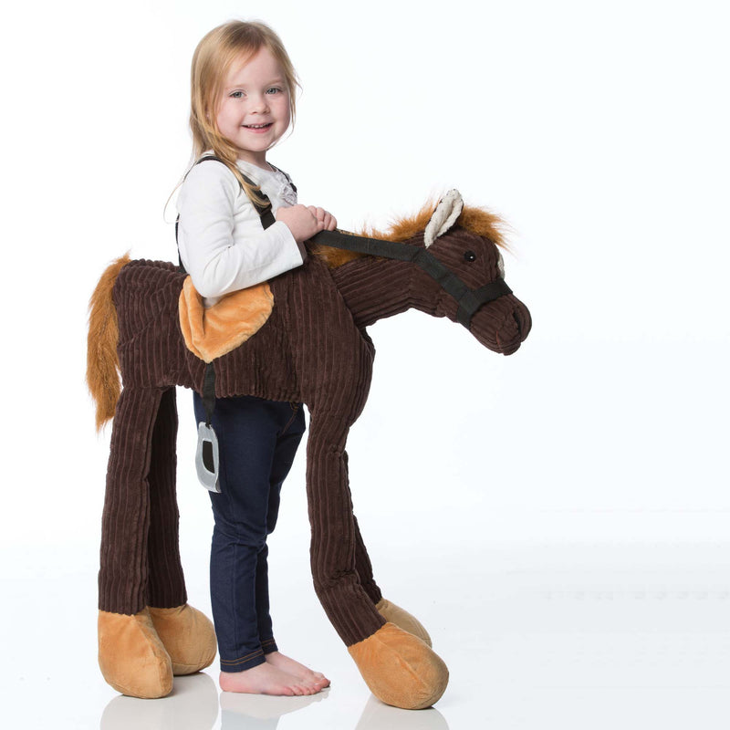 Children's Ride On Unicorn Costume  with Light Up Horn and Twinkling Sound