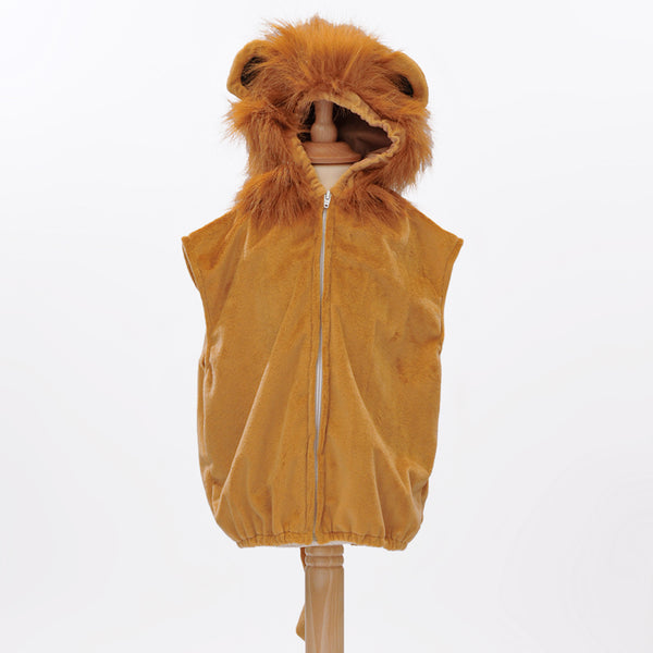 Lion Fancy Dress Zip Top -Lion Costume Animal Costume -World
