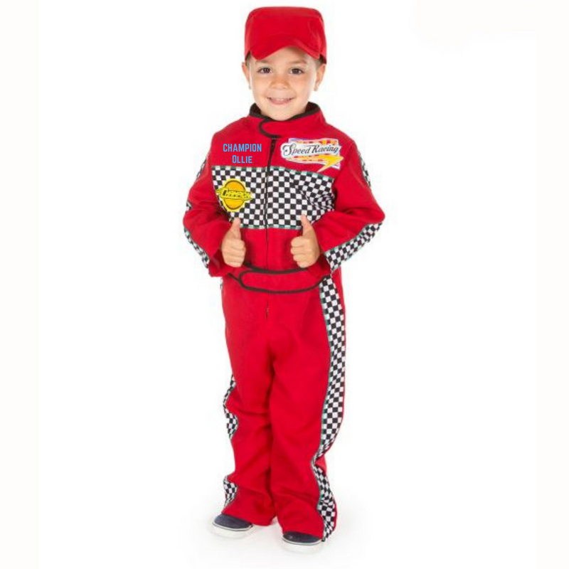 Racing Driver Costume - personalised