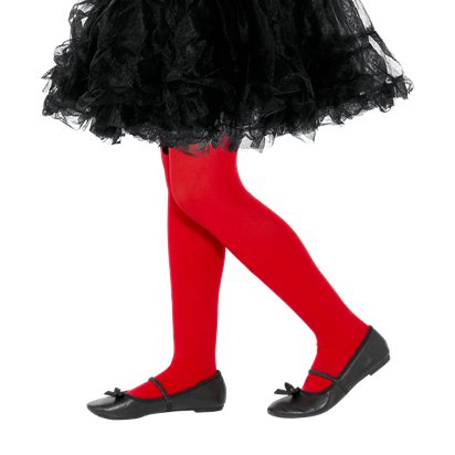 Child's red tights 2-4 years