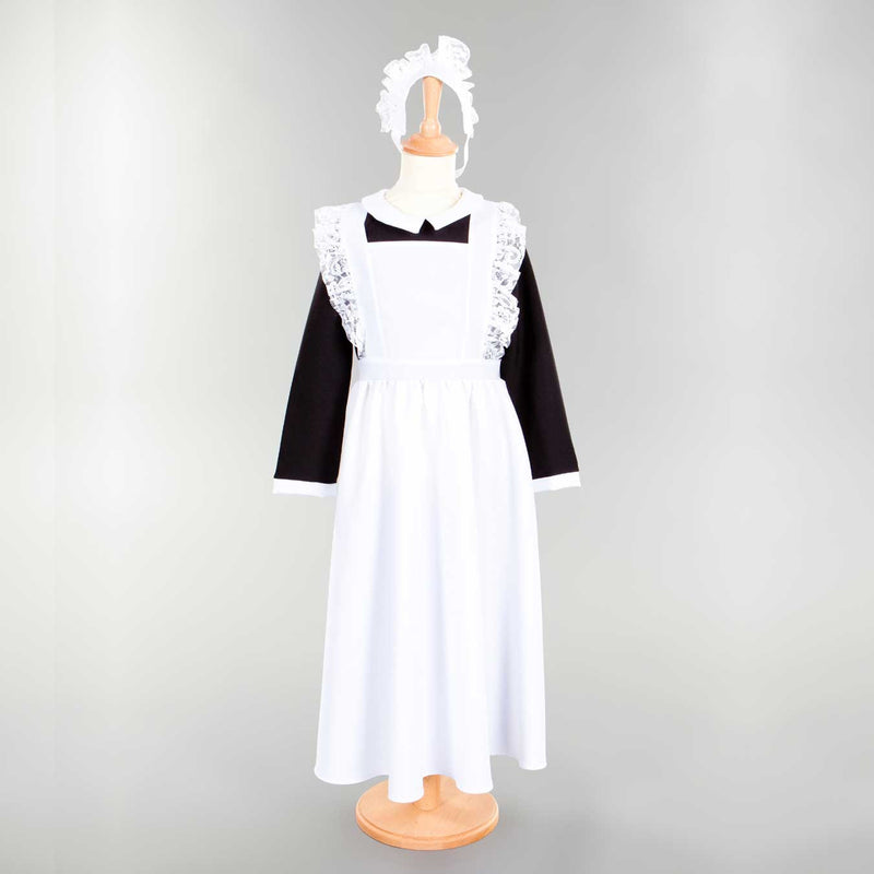 Children's Victorian Housemaid Dress With Head Dress , Children's Costume - Pretend to Bee, Ayshea Elliott