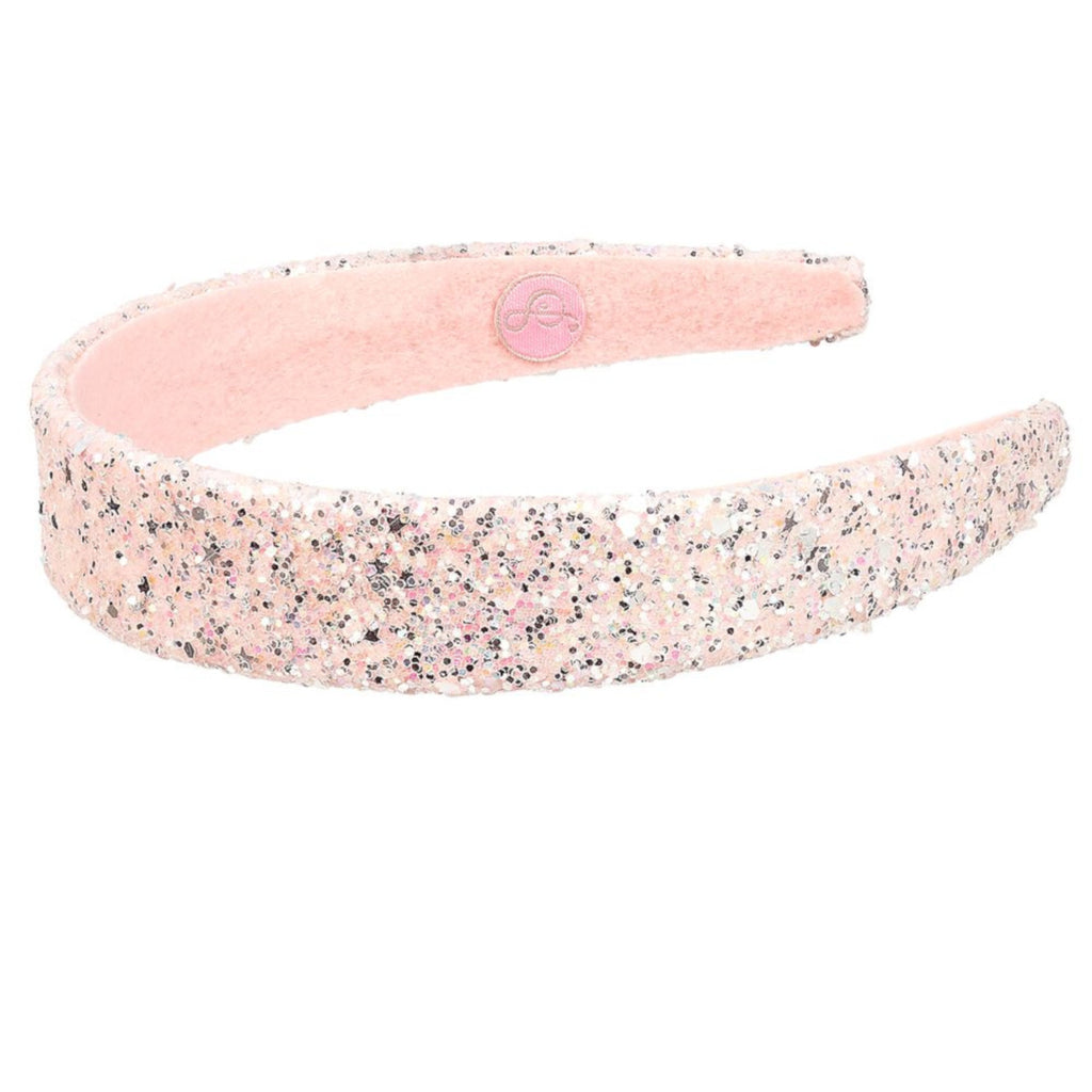 Pink Wide Glitter Headband