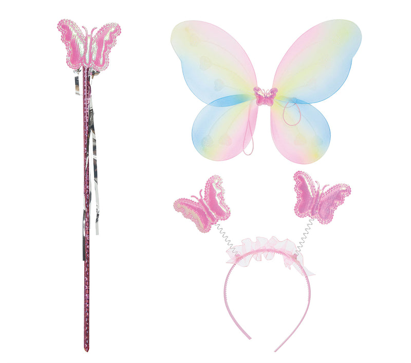 Rainbow Butterfly Fairy Accessory Set