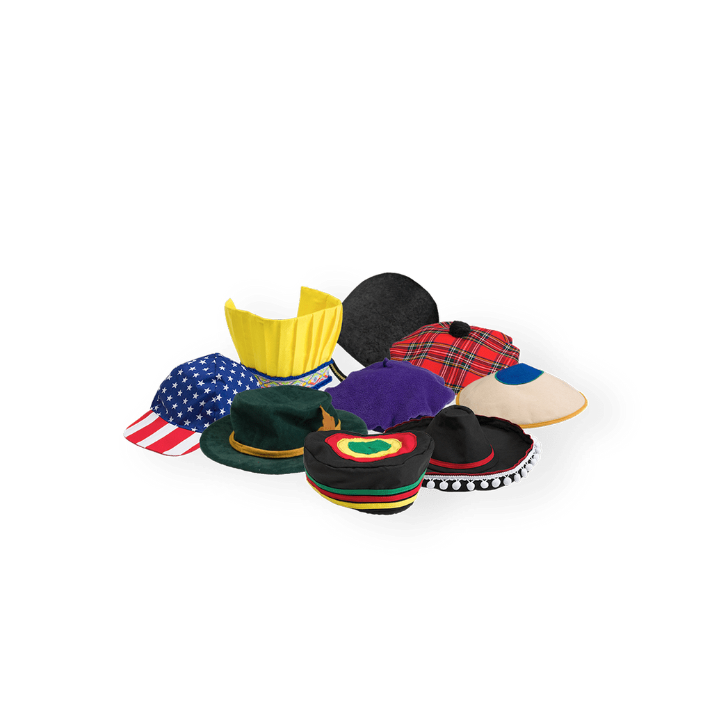 Children's Around The World Hats- Set of 9