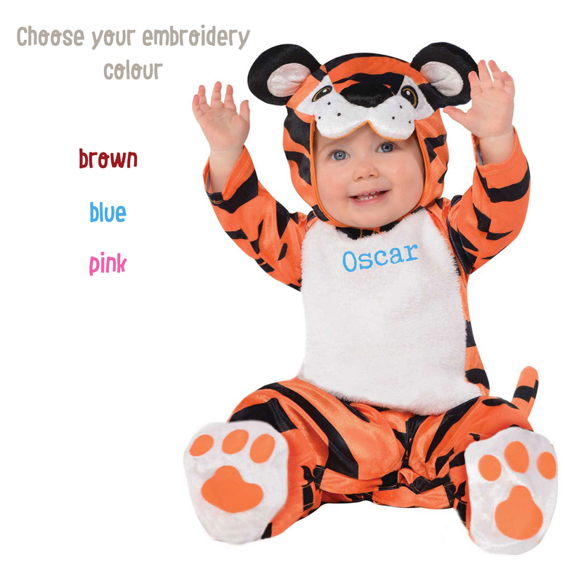 Personalised Baby Tiger Costume