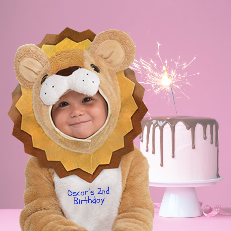 Personalised Baby Lion Costume- Little Roar