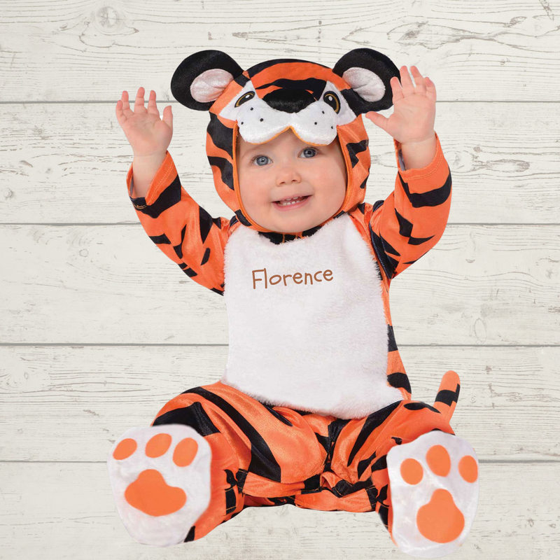 Personalised Baby Tiger Costume