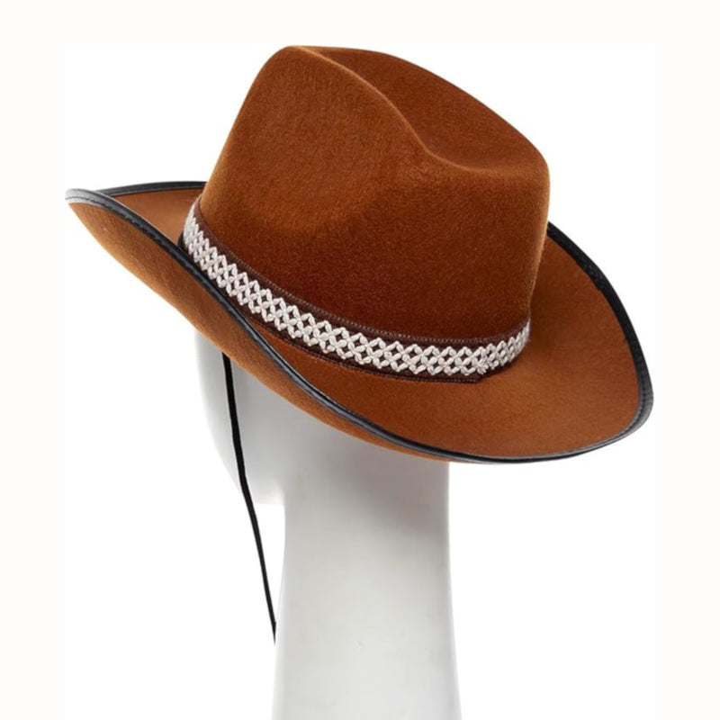 Cowboy or Sheriff Hat with Badge