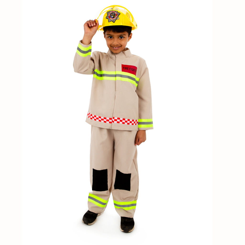 Fire & Rescue Officer / Firefighter Costume and Helmet