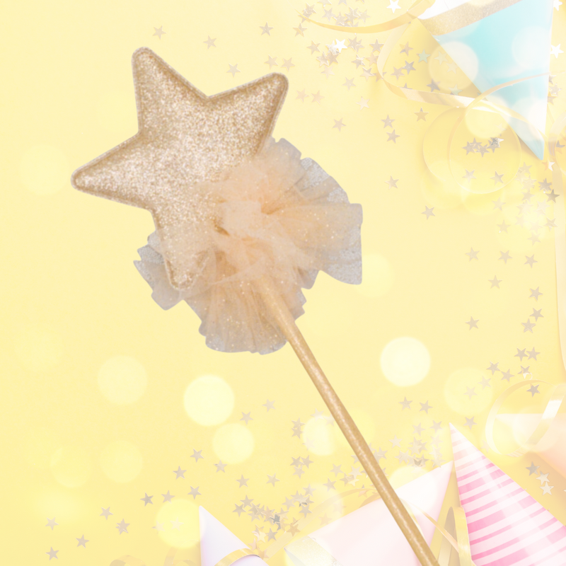 Gold Star Fairy Wand