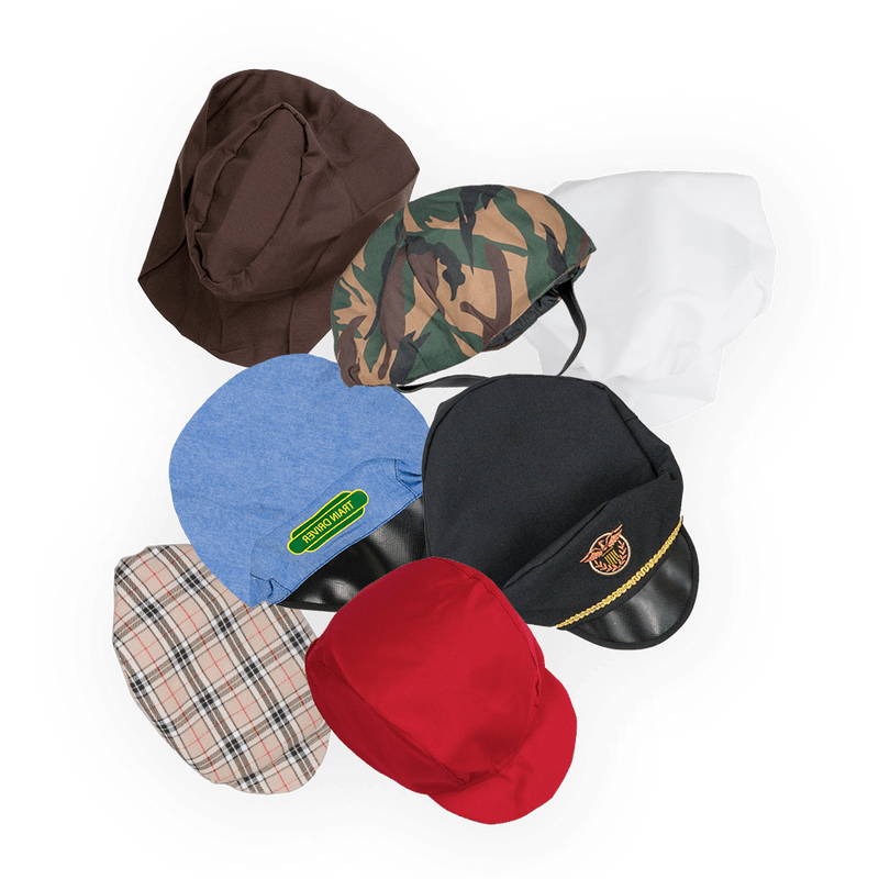 Children's Occupations Hats Set of 7