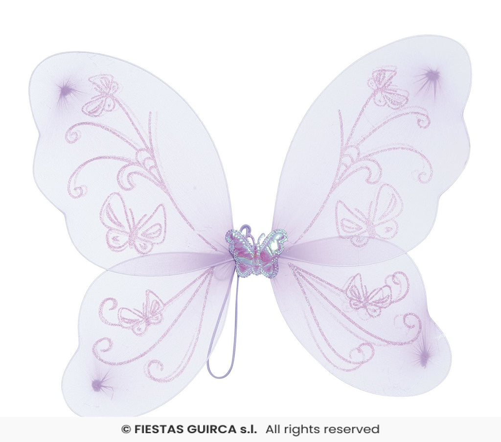 Children's Purple Glitter Fairy Wings