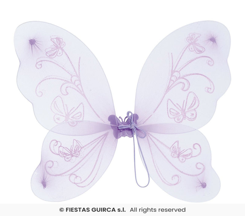 Children's Purple Glitter Fairy Wings