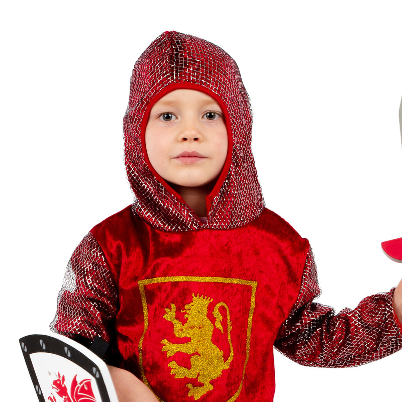 Children's Knight Costume with Sword and Shield