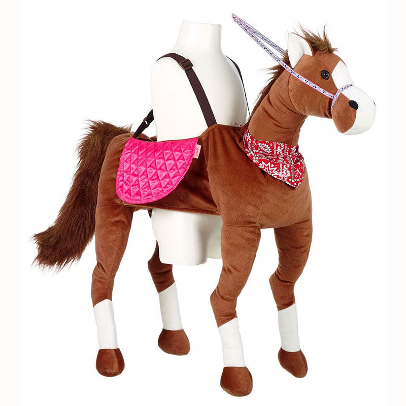 Children's Ride On Unicorn Costume  with Light Up Horn and Twinkling Sound