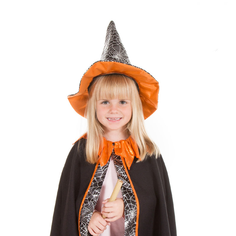 Children's Witch Cape and Hat Fancy Dress Costume - Pretend to Bee