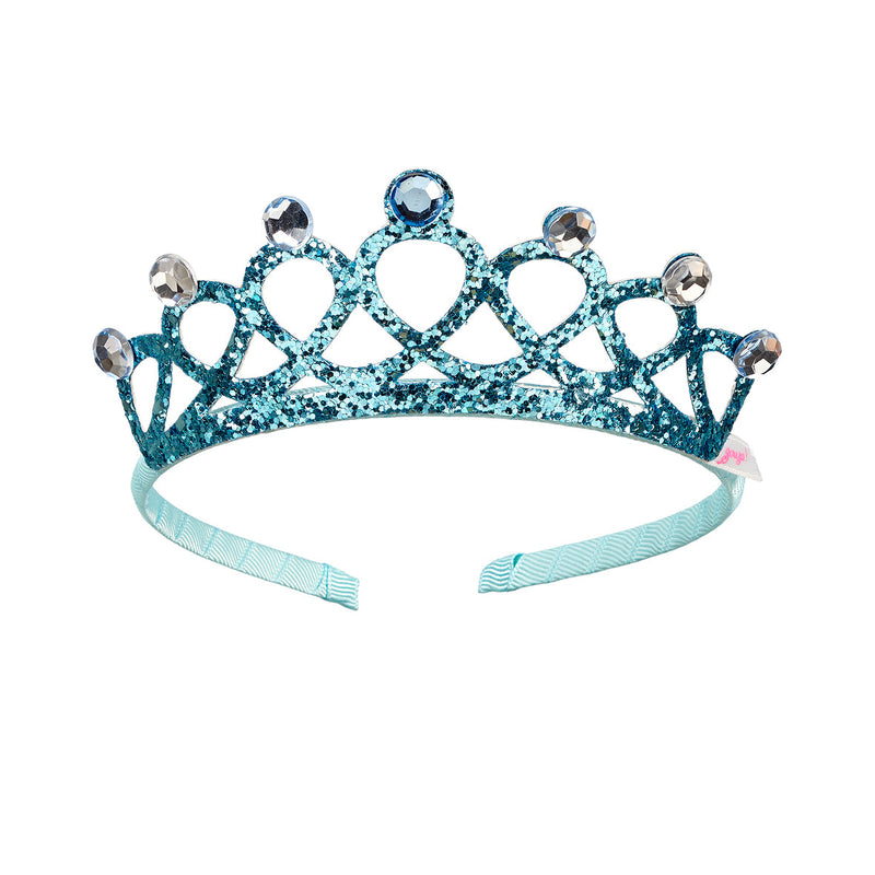 Glitter Crown Tiara -Blue