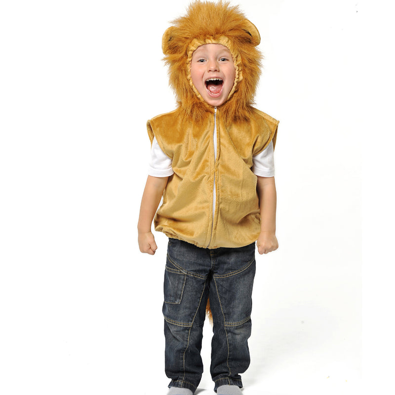 Children's Lion Fancy Dress Zip Top-Lion Costume - Pretend to Bee -2