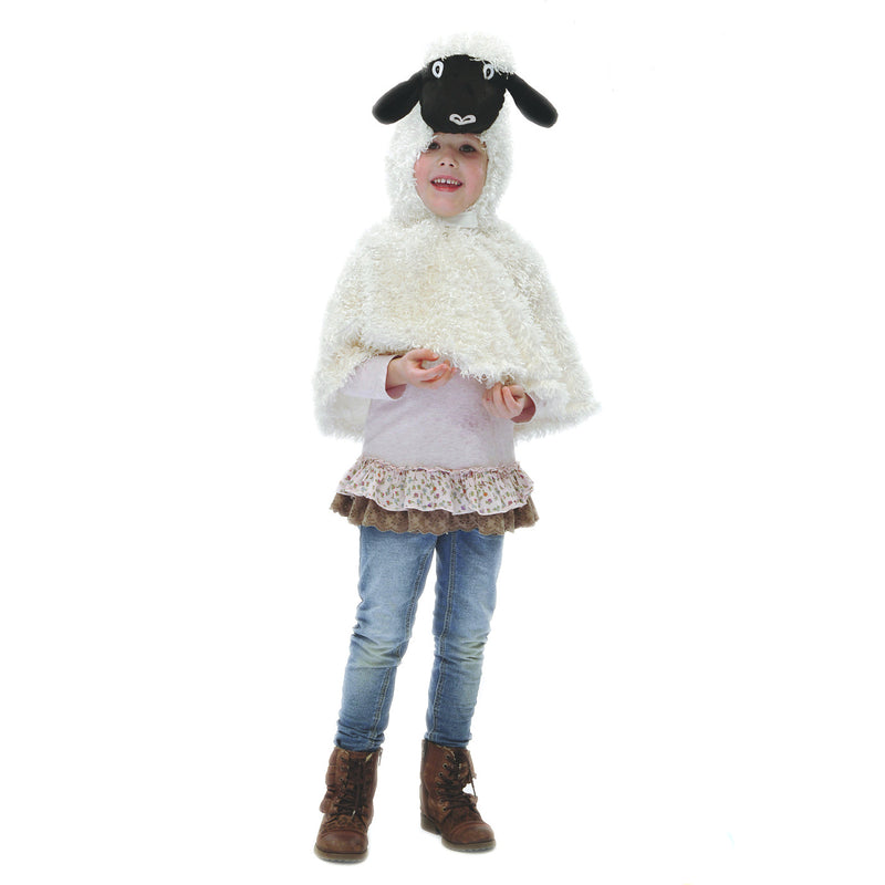 Children's Sheep Dress Up Cape,Sheep Costume, Children's Costume - Pretend to Bee