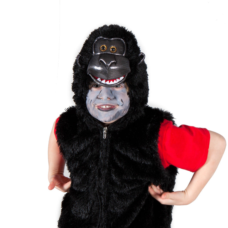 Children's Gorilla  Zip Top , Gorilla Costume, Children's Costume - Pretend to Bee, Ayshea Elliott - 2