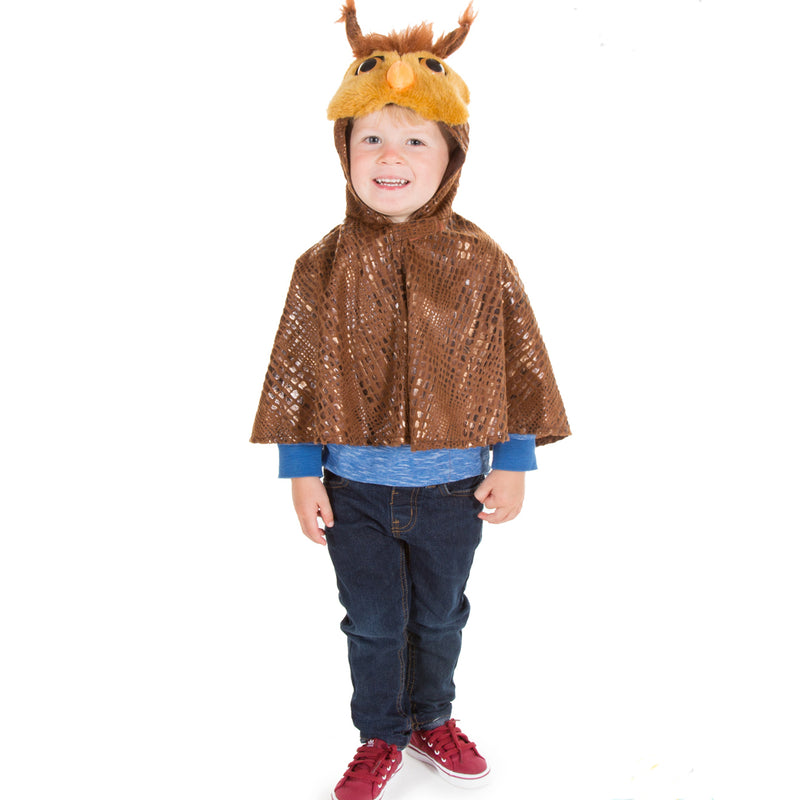 Children's Owl Fancy Dress Cape , Owl Costume, Children's Costume - Pretend to Bee, Ayshea Elliott - 2