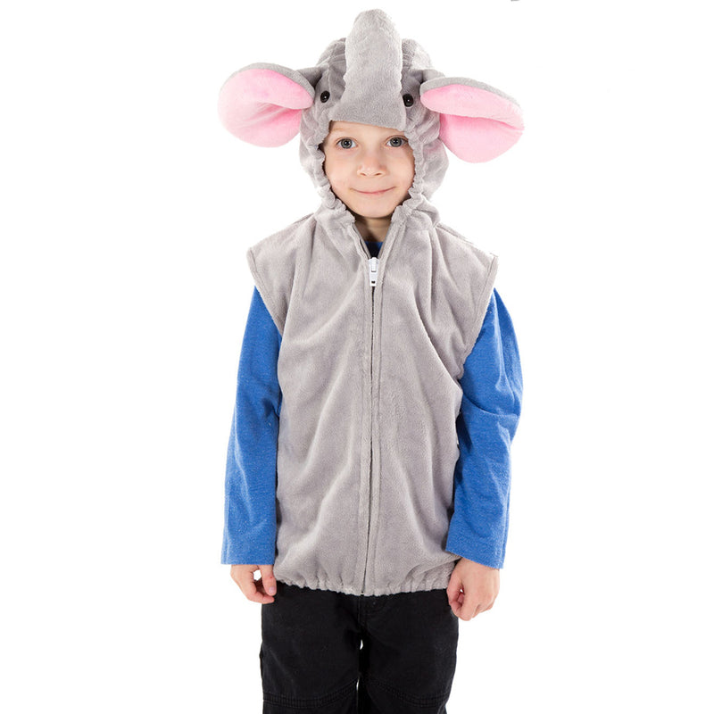 Children's Elephant Zip Top- Elephant Costume - Children's Fancy Dress- Pretend to Bee