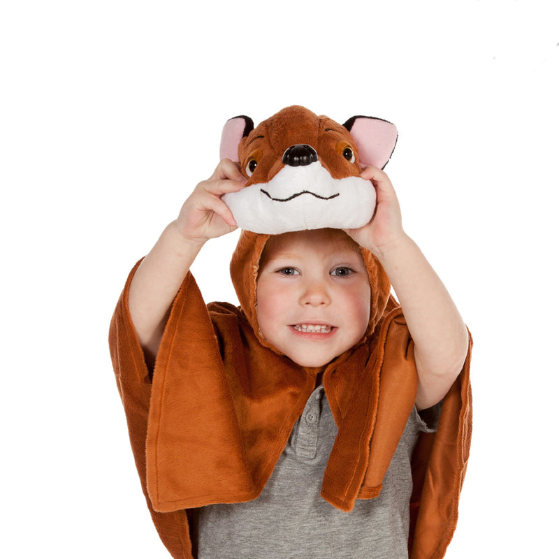 Children's Fox Fancy Dress Cape-Fox Costume - Children's Costume-Pretend to Bee