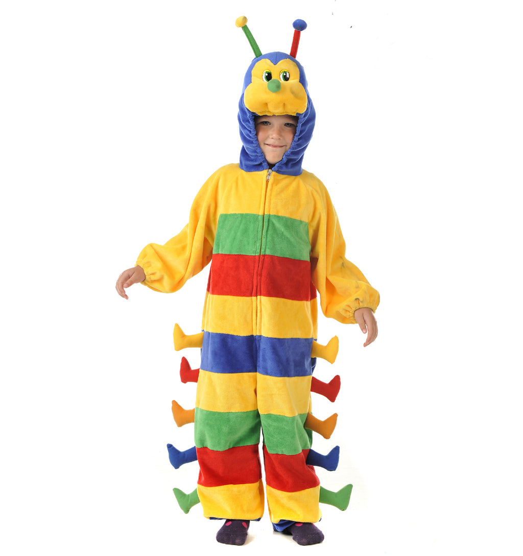 Children's all in one caterpillar costume with hood-Pretend to Bee- Time to Dress Up