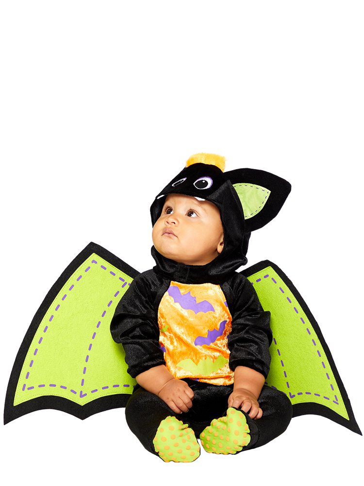 Baby and Toddler Bat costume-jumpsuit with character hood-Time To Dress Up