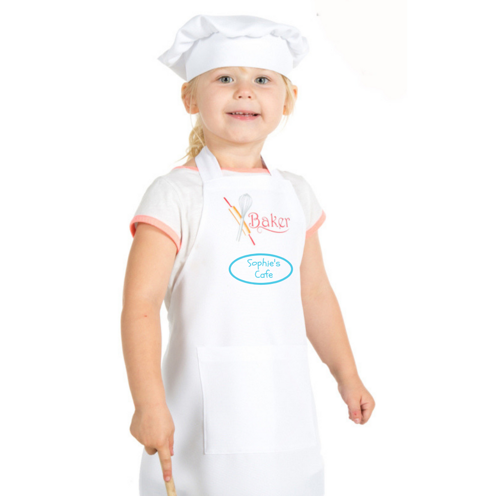 Personalised Children's Baker Costume -Role Play Costume – Time to Dress Up