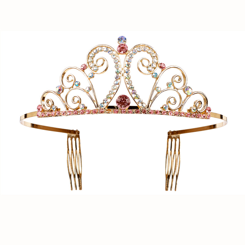 Gold jewelled tiara