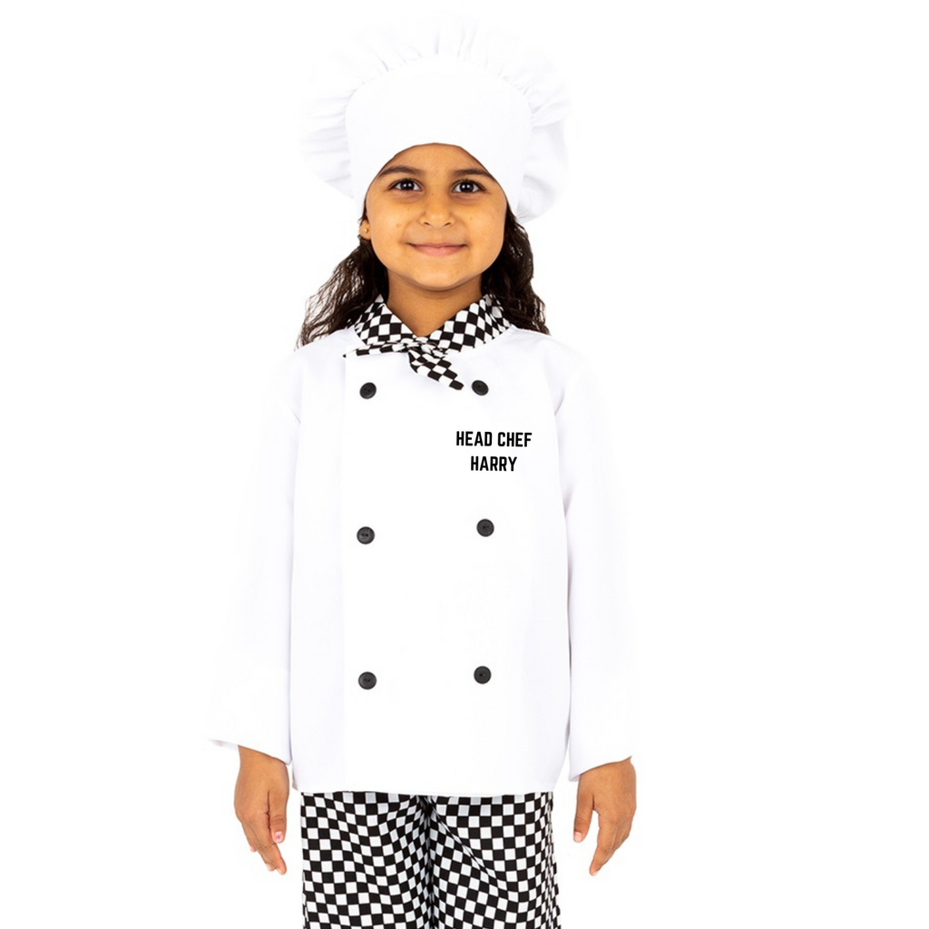 Children's Chef Costume - personalised