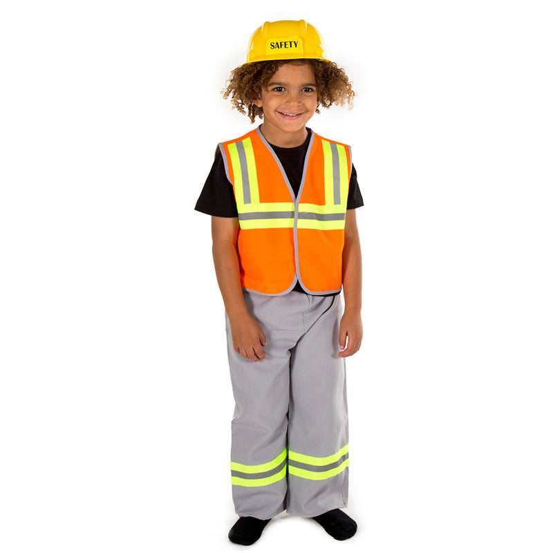 Children's Construction Worker Costume- Builder Costume -- Time to Dress Up