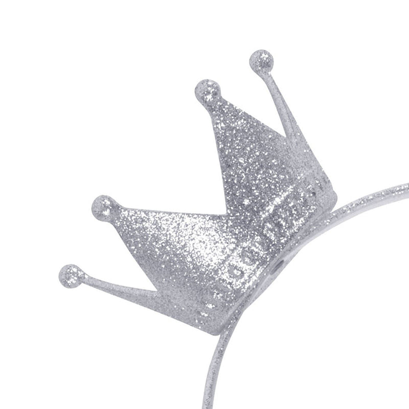 Princess Crown Headband- Silver