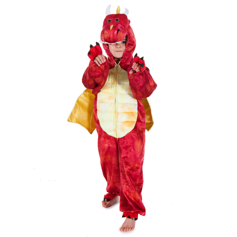 Children's Red Dragon  Costume , Dragon Costume, Children's Costume - Pretend to Bee, Ayshea Elliott - 1