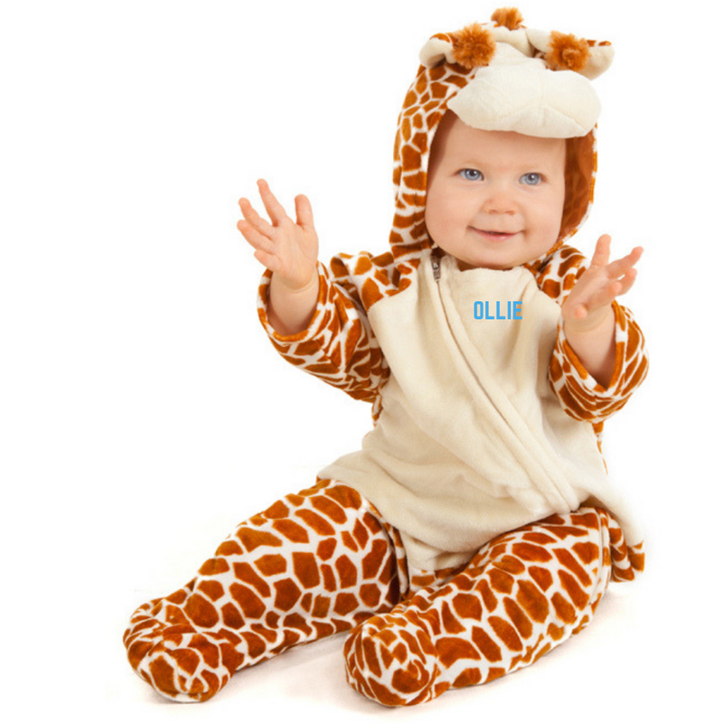 Personalised Baby Giraffe Costume