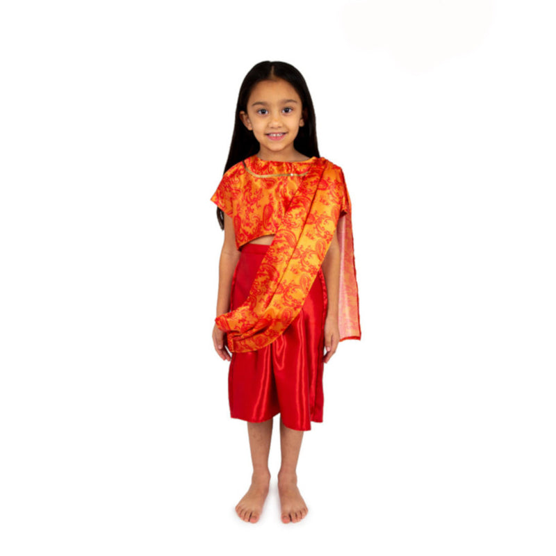 Indian Girl Sari Outfit