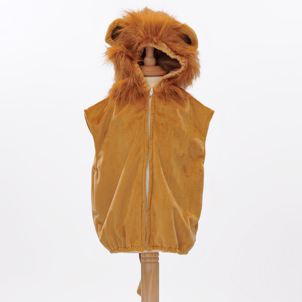 Children's Lion Fancy Dress Zip Top-Lion Costume - Pretend to Bee -1
