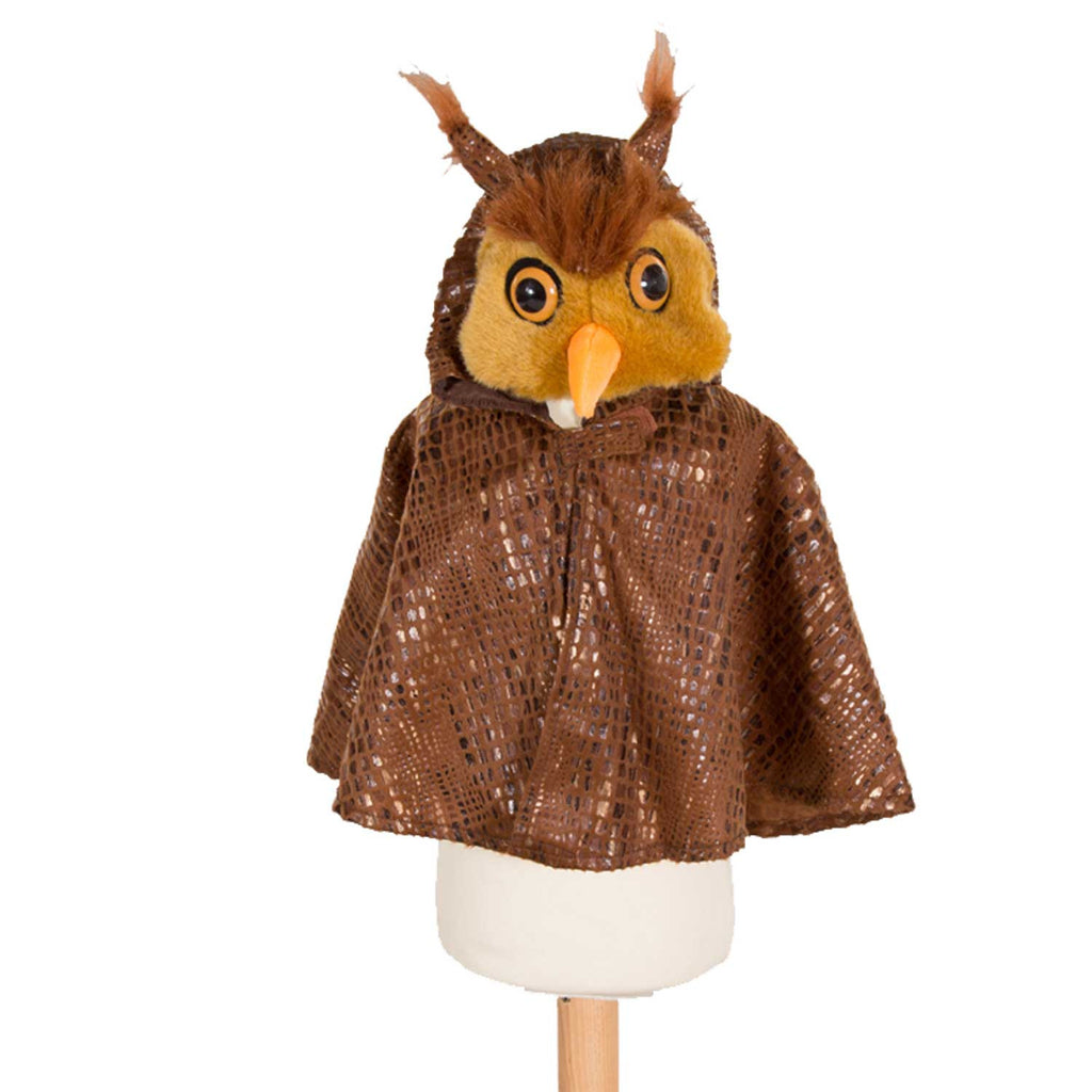 Children's Owl Fancy Dress Cape , Owl Costume, Children's Costume - Pretend to Bee, Ayshea Elliott - 1