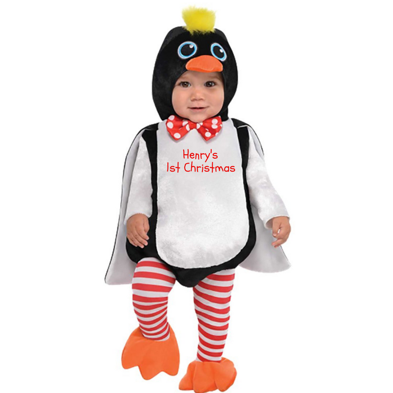 Baby Penguin Costume Personalised Waddles the Penguin Time to