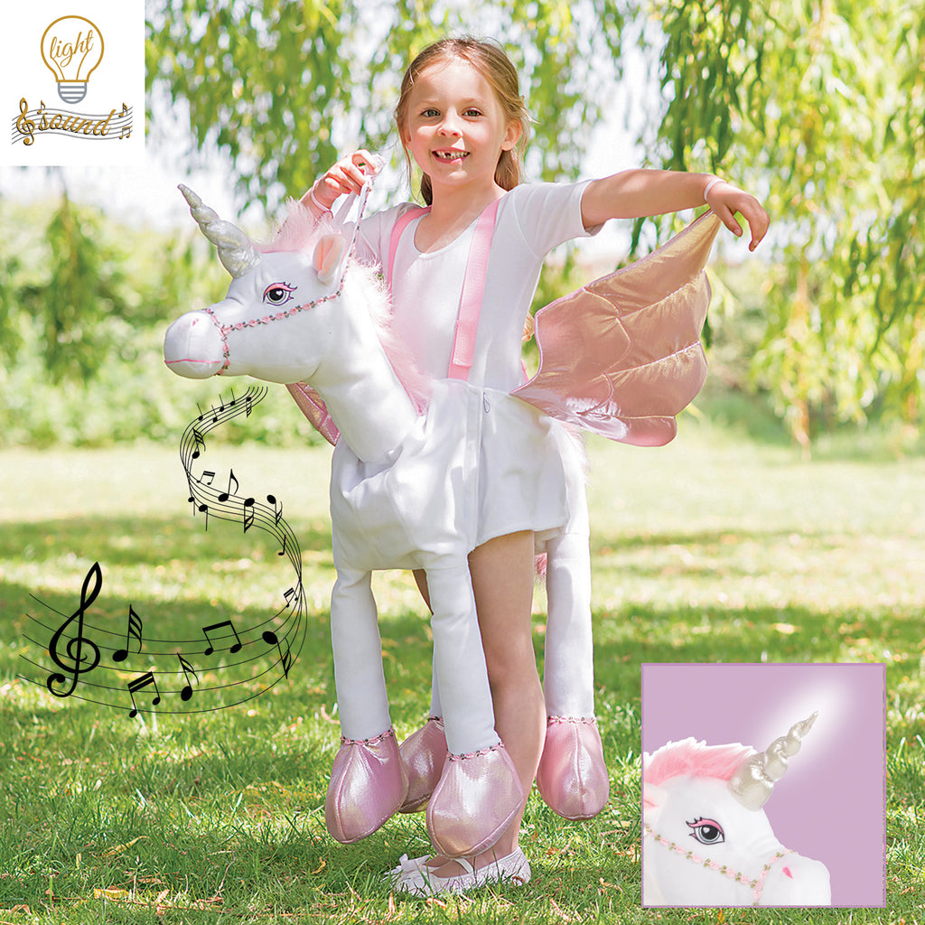 Ride On Unicorn Costume , Children's Costume - Time to Dress Up