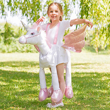 Ride On Unicorn Costume -Light up Horn and Twinkling Sound -Dress up by  Design – Time to Dress Up