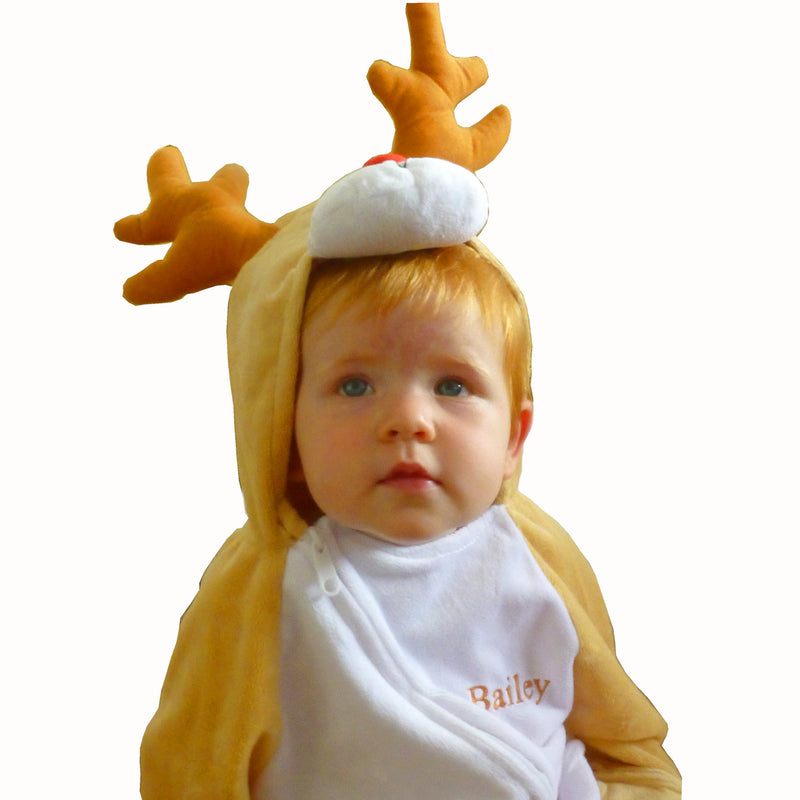 Personalised  Rudolph Reindeer Fancy Dress Costume